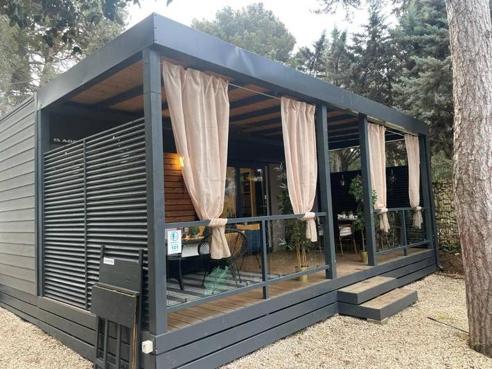 Camping für 6 Personen, mit Terrasse und Garten sowie Ausblick, mit Haustier in Rovinj - 2