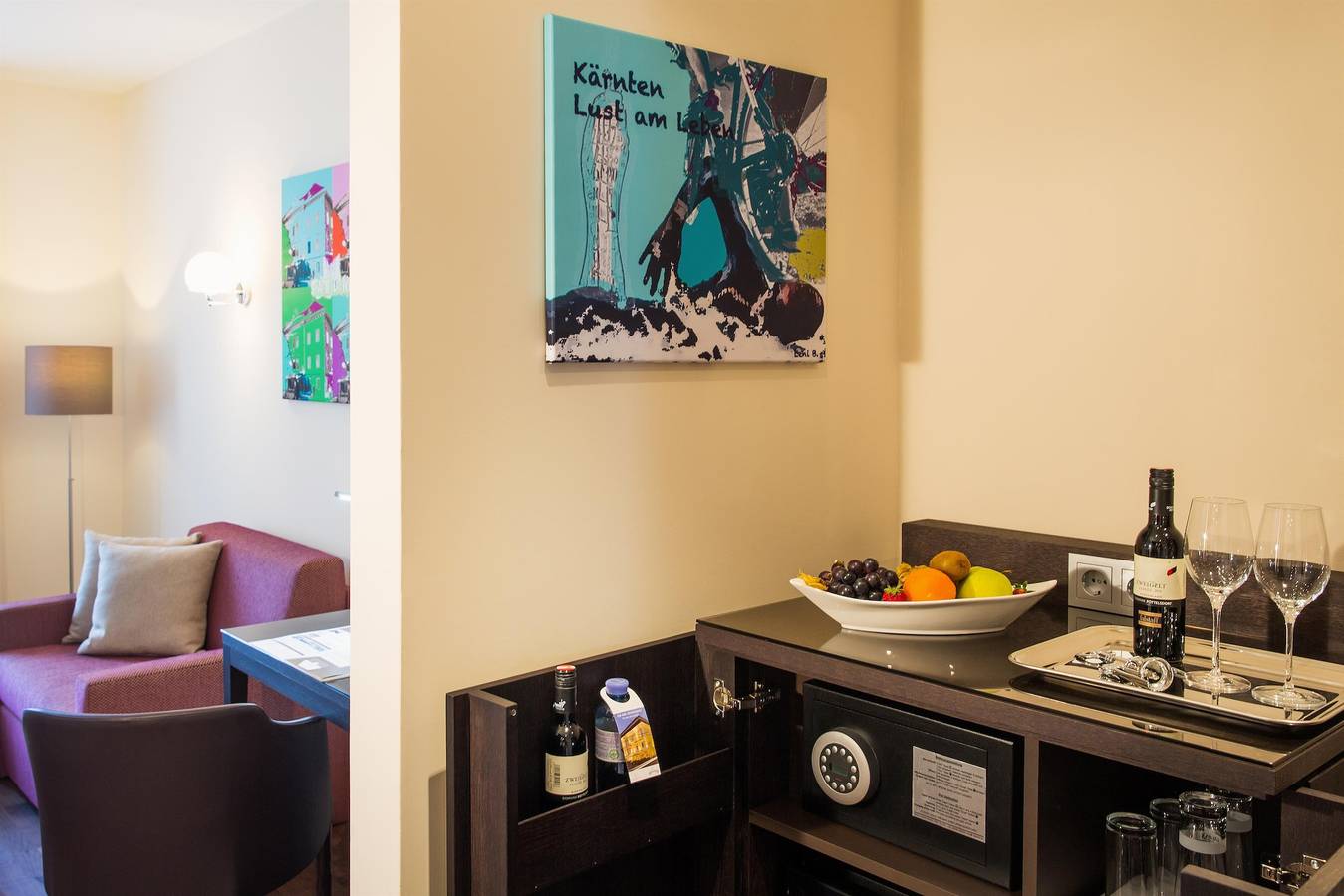 Doppelzimmer Superior in Klagenfurt am Wörthersee, Klagenfurt-Villach