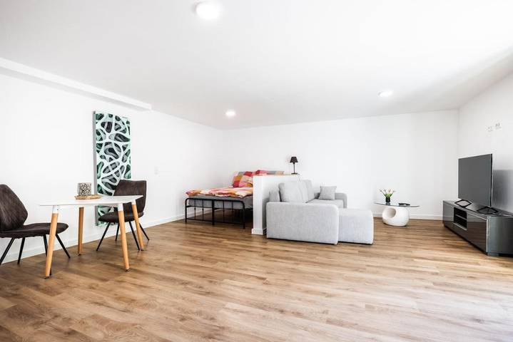 Ferienwohnung für 4 Personen, mit Terrasse und Ausblick in Mistelgau