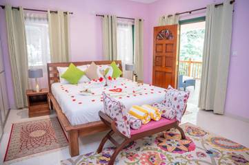 Maison d’hôte pour 2 personnes, avec jardin et vue dans La Digue