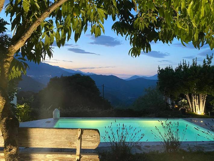 Appartement de vacances pour 2 personnes, avec Balcon ainsi que Terrasse et Vue