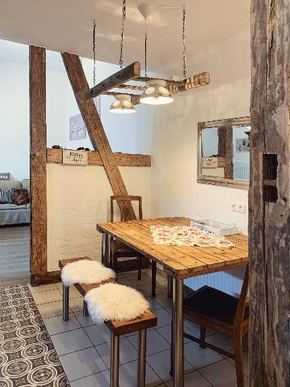 Ferienwohnung für 4 Personen, mit Terrasse und Garten