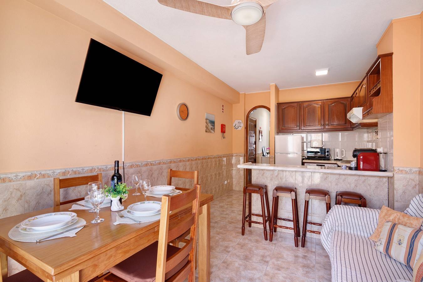 Appartement entier, Appartement "Pescadores" avec balcon, Wi-Fi et climatisation in Monte Gordo, District de Faro