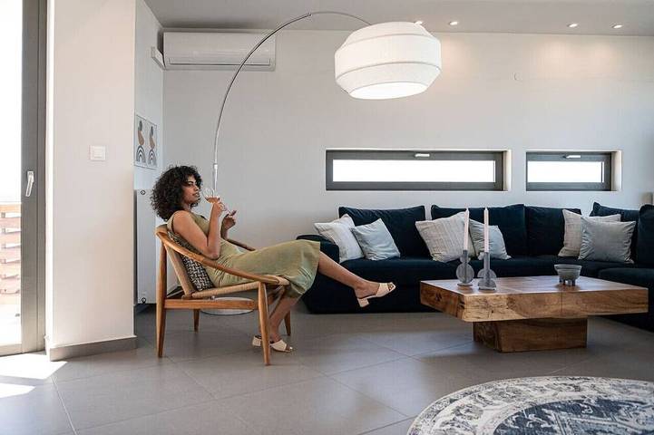 Acro Sea View Villa in Chania | Alectrona Living Crete in Plataniás, Région de la Canée