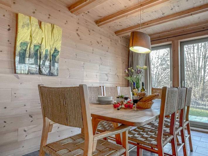 Chalet für 6 Personen, mit Terrasse und Garten sowie Sauna und Ausblick in Vogelsang-Warsin