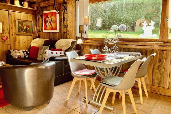 Hütte für 4 Personen, mit Terrasse und Garten in Chamonix