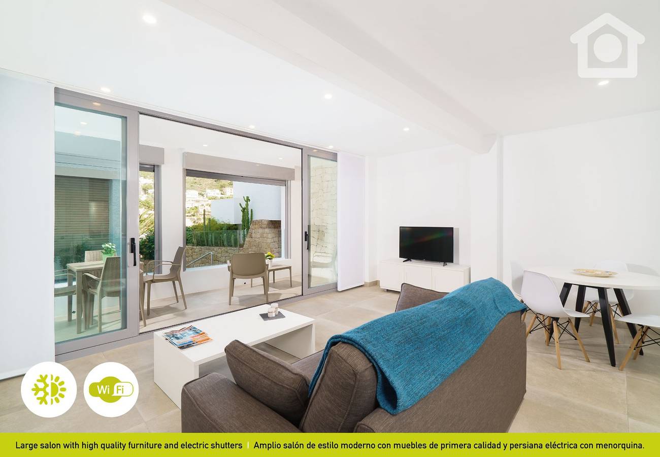 Entire apartment, Holiday apartment for 6 people in Cala El Portet, Teulada (Spain)