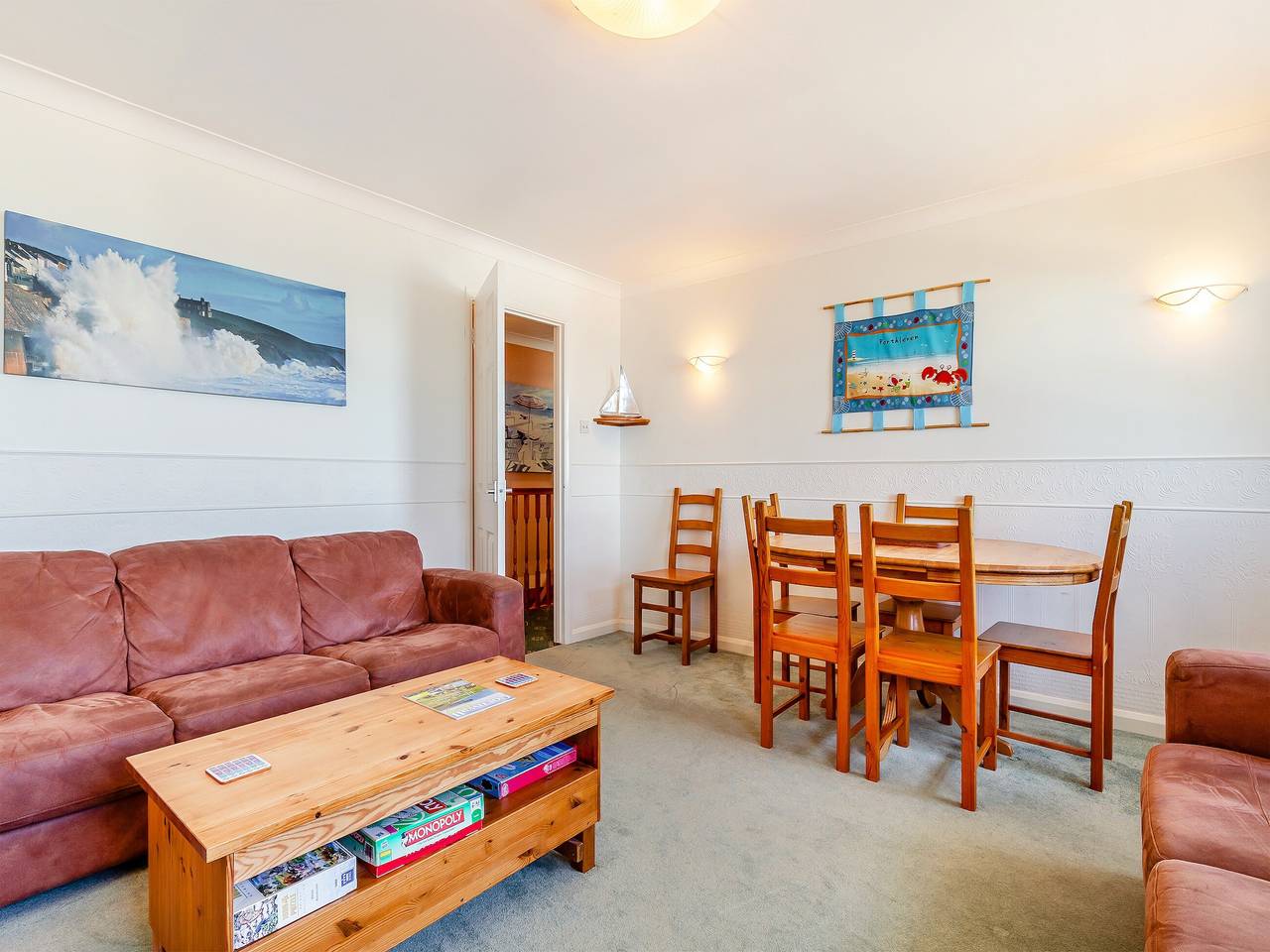 Seascape in Porthleven, Cornwall