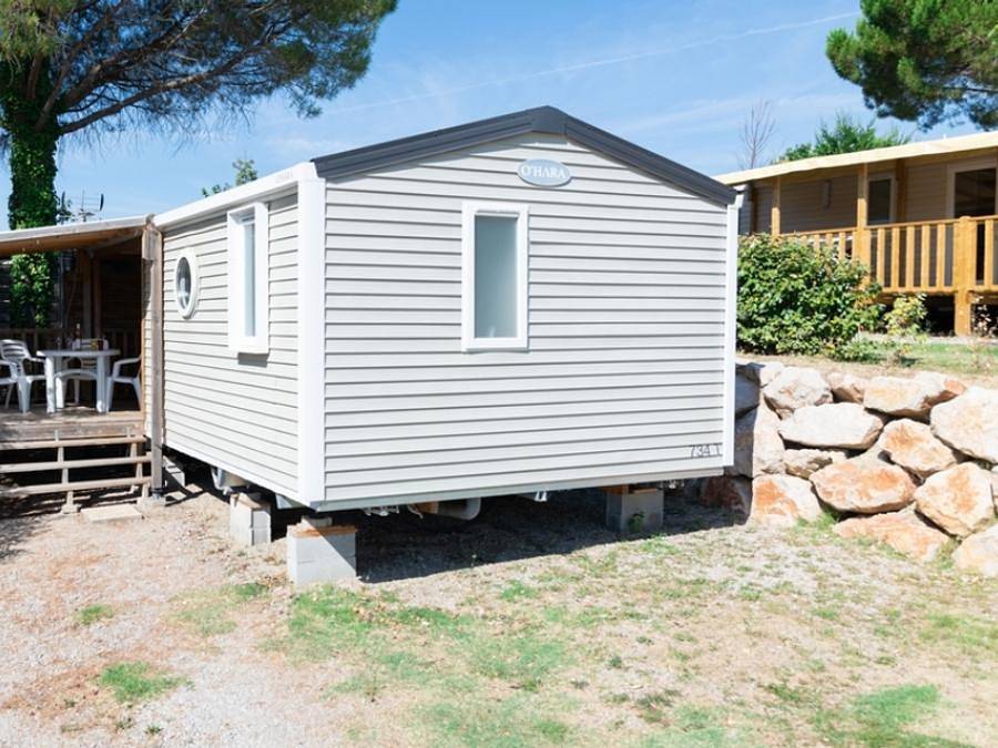 Flower Camping Provence Vallée - Mobilhome 4 personnes - Loggia Confort 24 m² 2 chambres + terrasse couverte + Tv in Manosque, Parc naturel régional du Luberon
