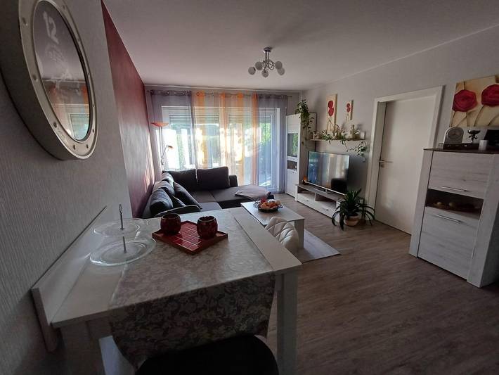 Ferienwohnung für 2 Personen, mit Terrasse und Garten