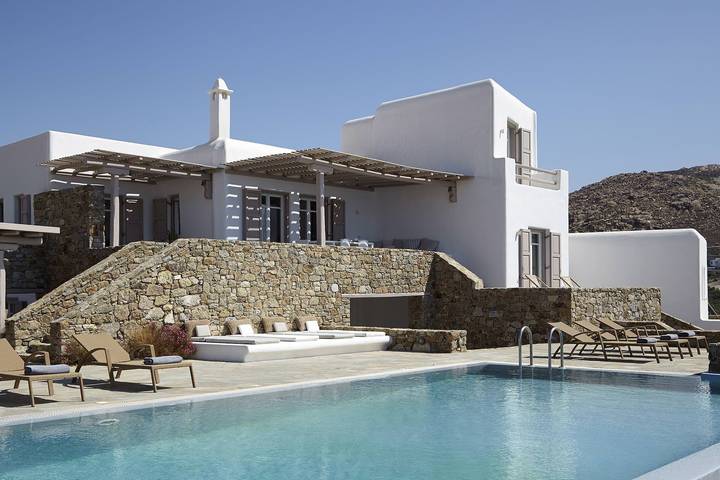 Villa mit pool für 10 Personen, mit Terrasse und Garten auf Mykonos - 3