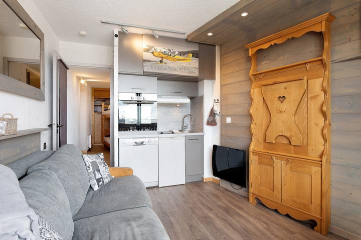 Estudio entero, Acogedor estudio de 26 m² a pie de pistas – Alpe d’Huez in Huez, Parque Nacional de los Ecrins