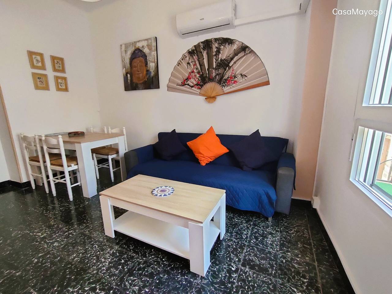 Casa Mayago: Terrasse & Solarium nahe dem Strand in Pego, Costa Blanca