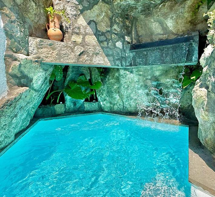 Villa per 5 persone, con piscina e giardino nonché panorama, con animali domestici a Ischia