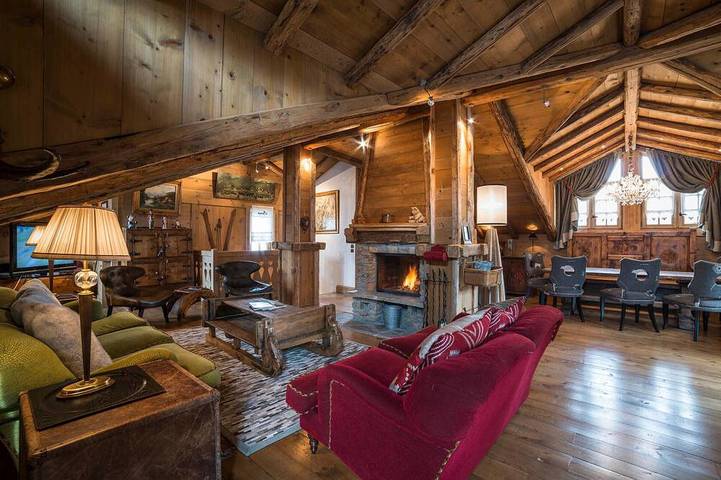 Chalet pour 8 personnes, avec balcon dans Courchevel 1850