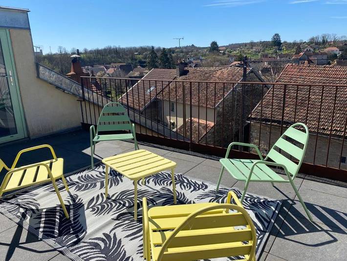 Maison de vacances pour 4 personnes, avec Terrasse et Vue