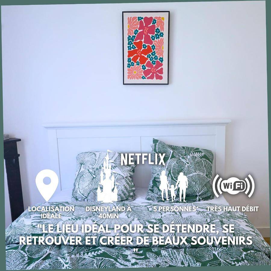 Appartement entier, Le Halo Secret, 40min de Disney, 5 min du centre Coulommiers in Coulommiers (Seine-et-Marne), Seine-et-Marne