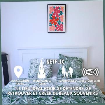 Gîte pour 6 personnes à Coulommiers (Seine-et-Marne)