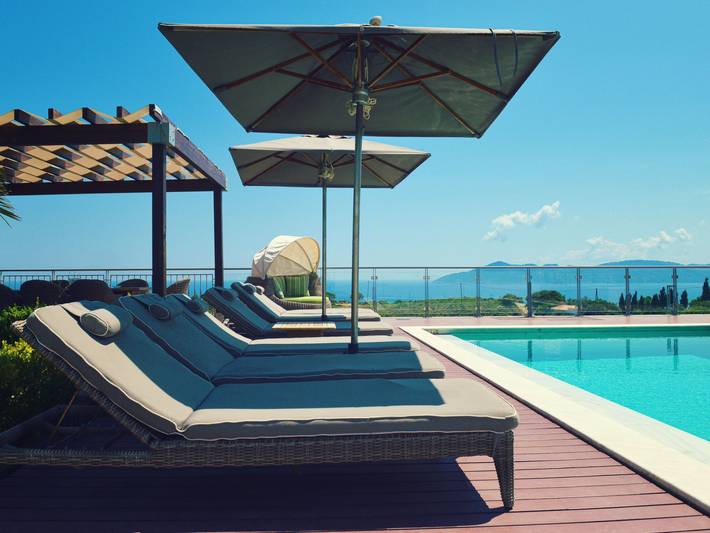 Ferienhaus für 9 Personen, mit Balkon und Terrasse sowie Garten und Pool auf Skiathos - 2