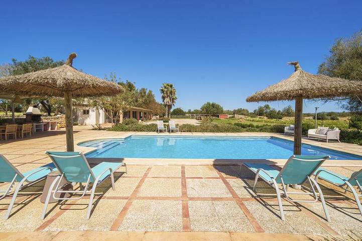 Ferienhaus für 6 Personen, mit Garten und Terrasse in Porreres