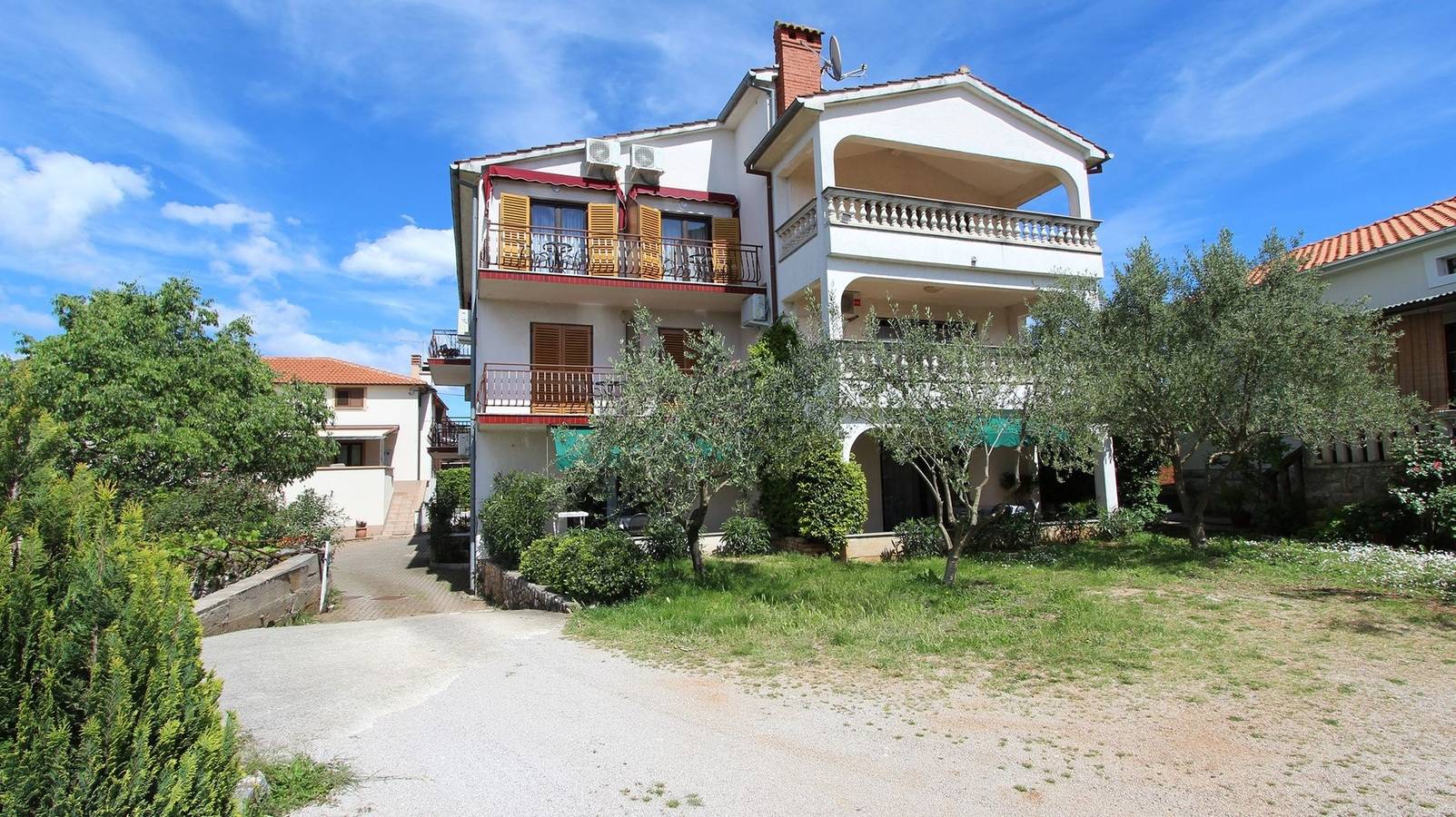 Ganze Wohnung, Studio-Ferienwohnung Jelka 1 für 2 Personen in Strandnähe auf der Insel Krk in Malinska, Krk