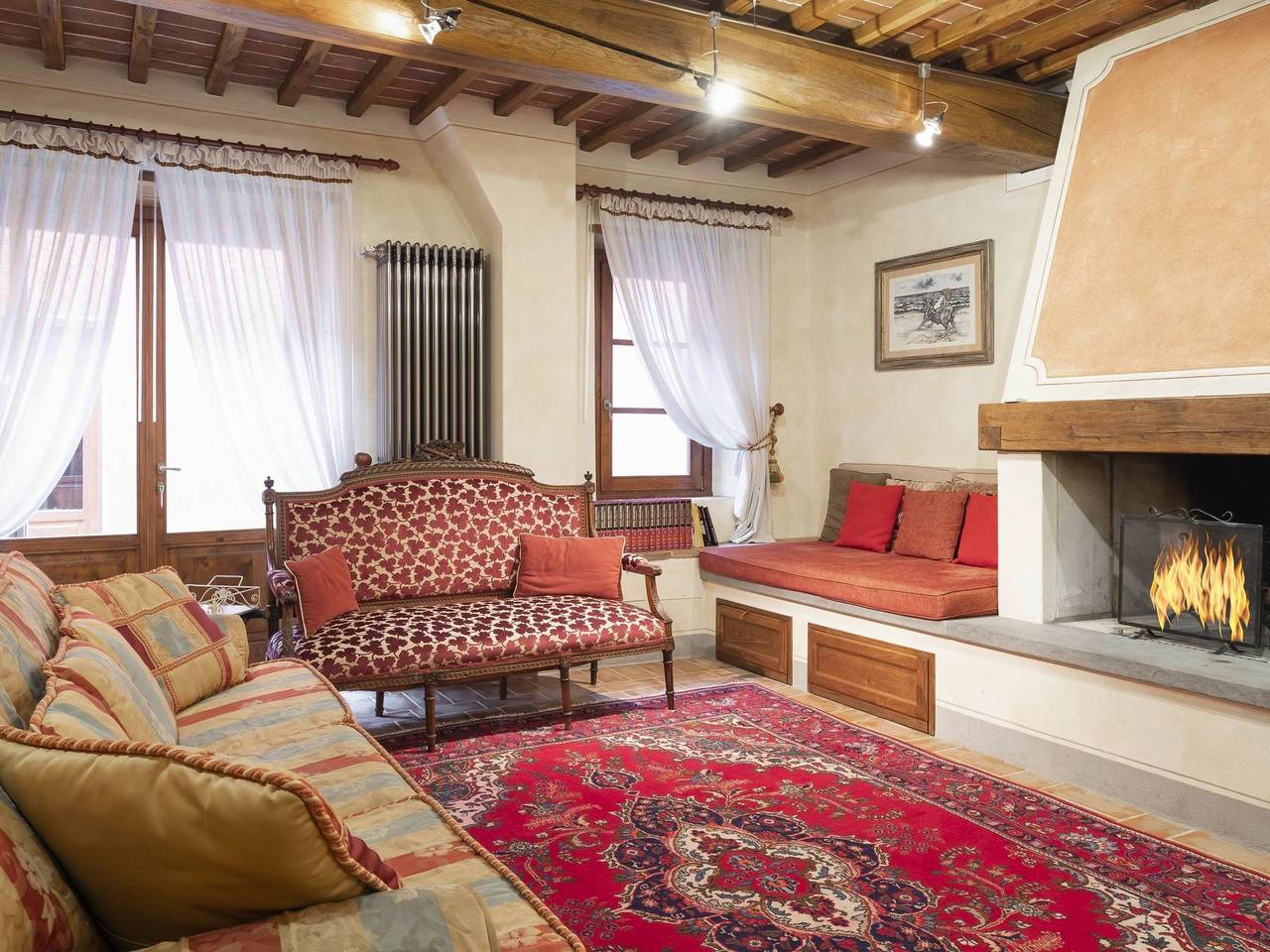 Ferienvilla 'Casa Rossa' mit privatem Pool in Reggello, Valdarno