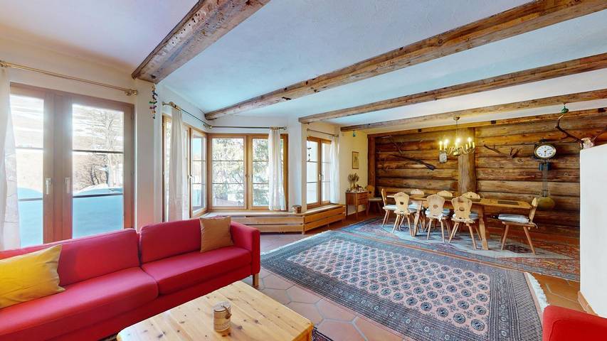 Ferienhaus für 8 Personen, mit Garten in Oberengadin