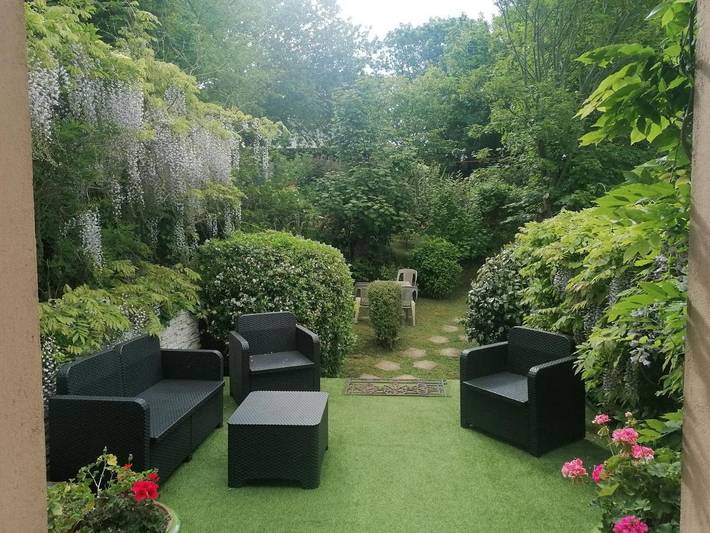 Appartement de vacances pour 4 personnes, avec jardin