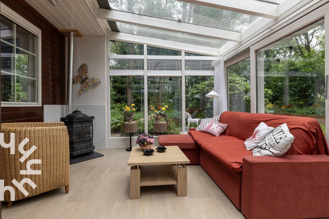 Bewaldetes 4-Personen-Ferienhaus mit schönem Garten und schönem Wintergarten, in Norg in Drenthe