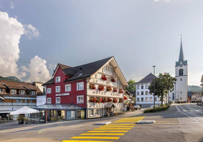 Hotel für 2 Personen, mit Terrasse und Ausblick in Urnäsch