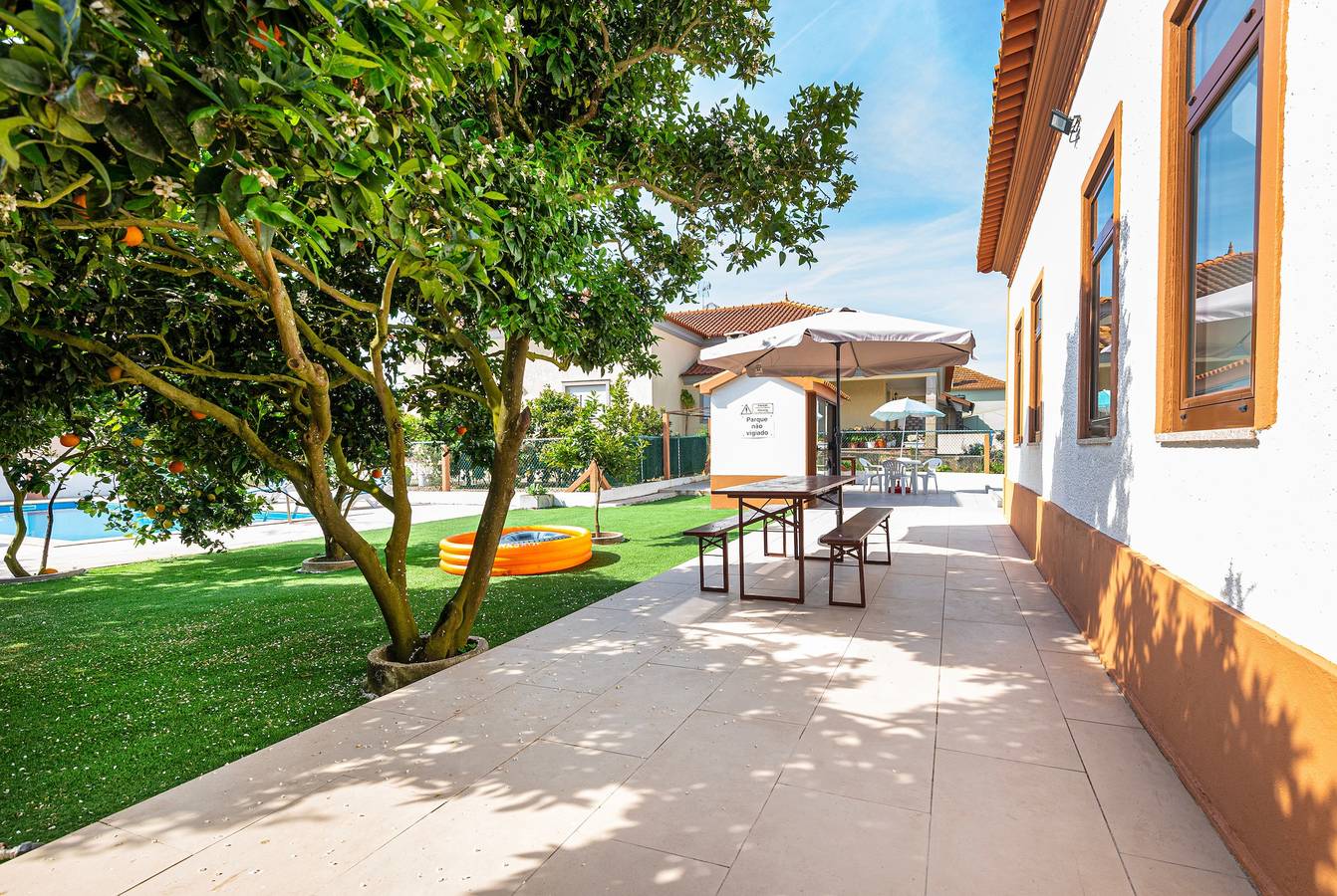 Casa de vacaciones 'Casa Das Laranjas' con piscina privada y terraza privada in Murtosa, Distrito de Aveiro