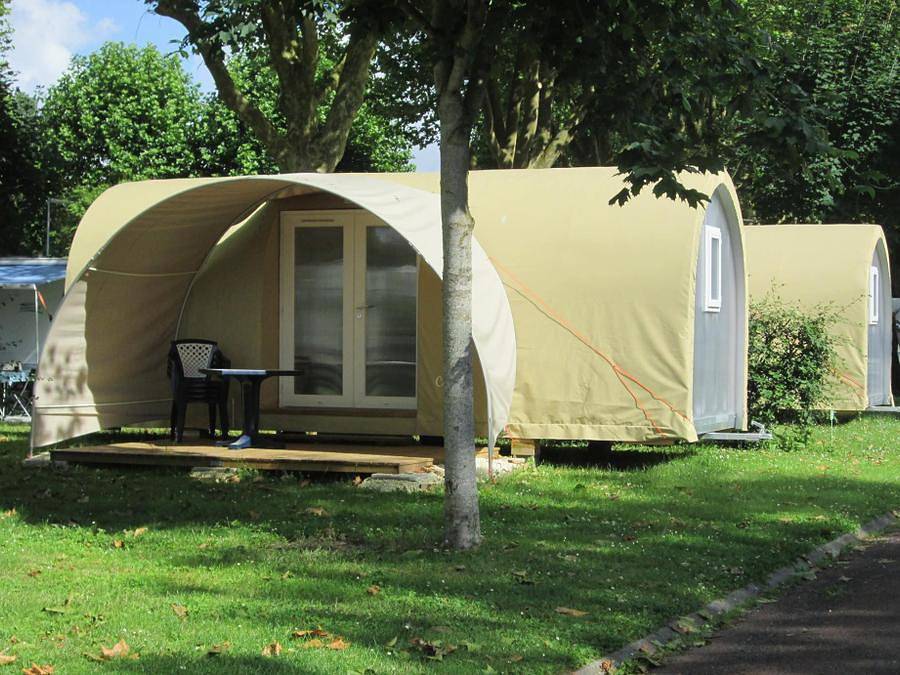 Camping Val de Boutonne - Bungalow de lona 4 personas - Coco Sweet sin instalaciones sanitarias in Saint-Jean-d'Angély, Saint-Jean-d'Angély region