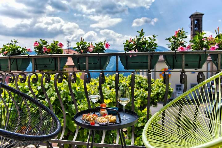 B&b per 2 persone, con Balcone e Terrazza nonché Giardino a Lugano