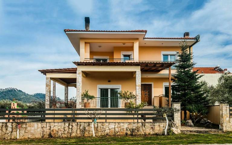 Villa für 8 Personen, mit Ausblick und Garten auf Thassos