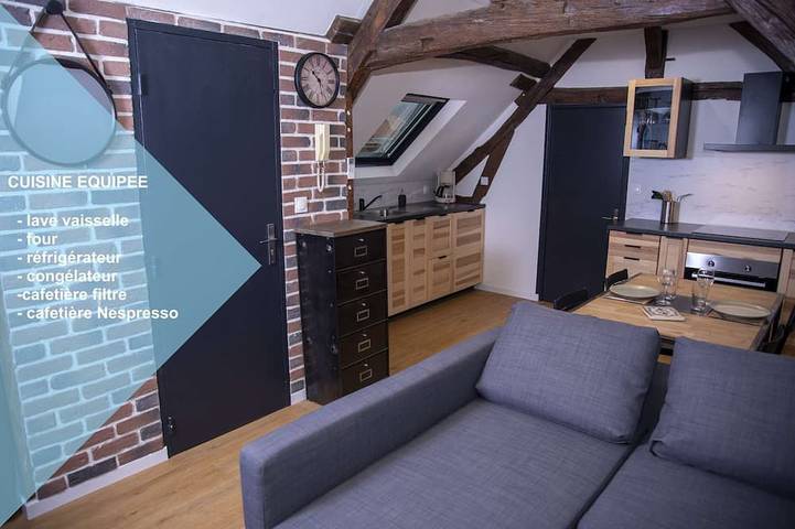Appartement de vacances pour 4 personnes, avec jardin