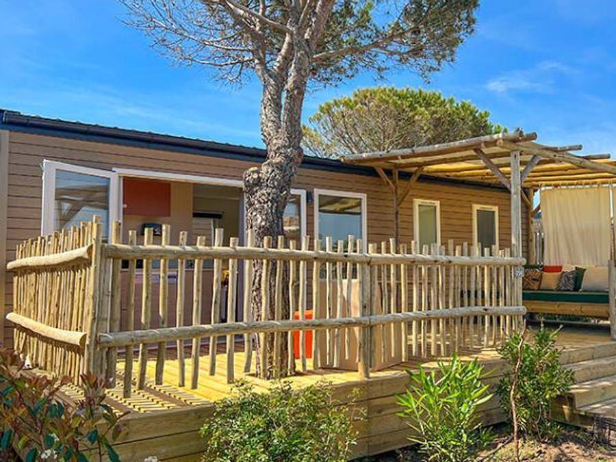 La Clape Village  - Mobilhome 6 personnes - Privilege - Clim - Tv - Lv - Quartier Piétons in Cap d'Agde, Agde