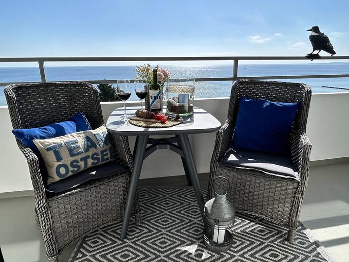 Ferienwohnung für 4 Personen, mit Meerblick und Balkon - 1