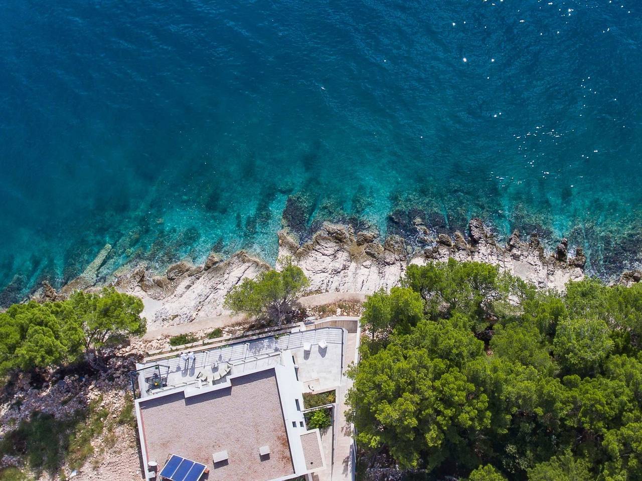 Villa Puntien am Meer mit privatem Pool in Drvenik, Makarska Riviera