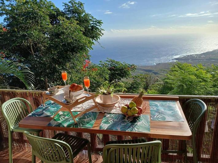 Maison d’hôte pour 4 personnes, avec jardin ainsi que vue et piscine sur l' Île de la Réunion - 3