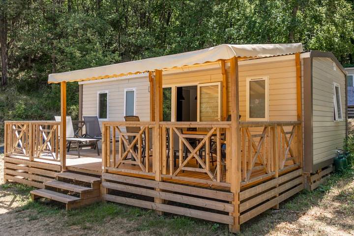 Caravana para 6 personas, con balcón/terraza además de terraza y sauna - 1