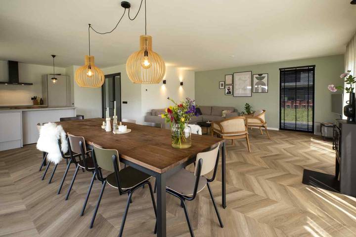 Modernes Ferienhaus für 10 Personen in einem Familienpark in Sint-Nicolaasga in Sint Nicolaasga, Friesland