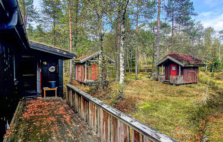 Ferienhaus für 6 Personen mit Garten in Marnardal