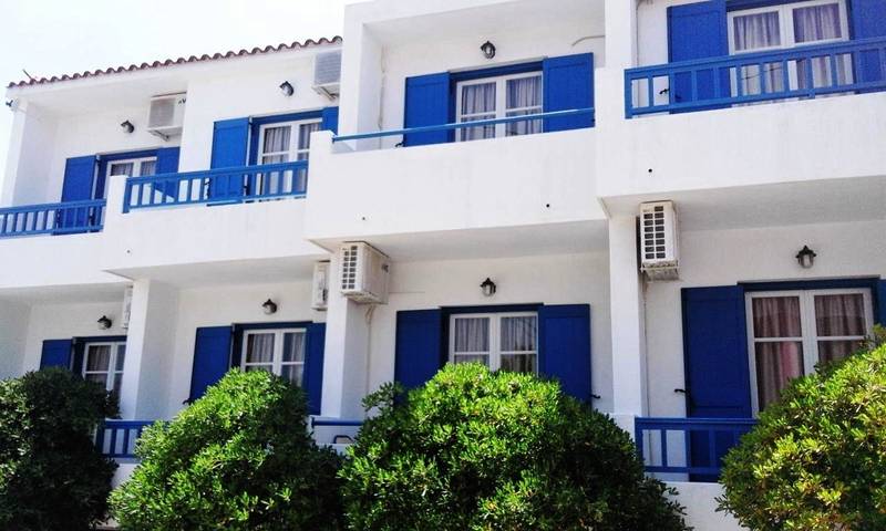 Gîte pour 2 personnes, avec vue et balcon, adapté aux familles dans Σκάλα Ερεσού