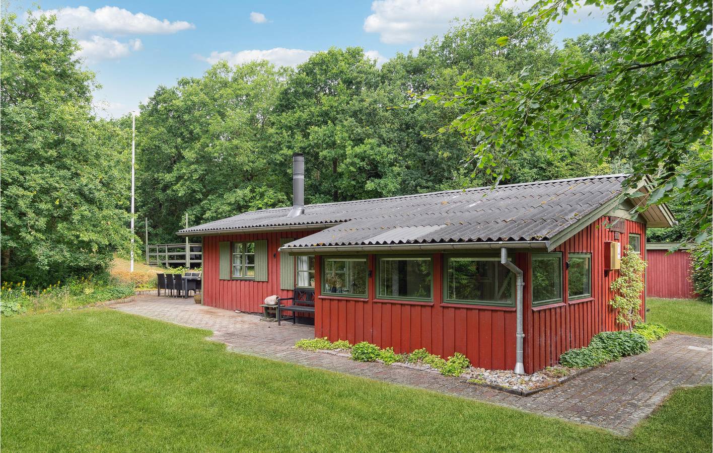 Ferienhaus für 6 Personen mit Seeblick in Varde