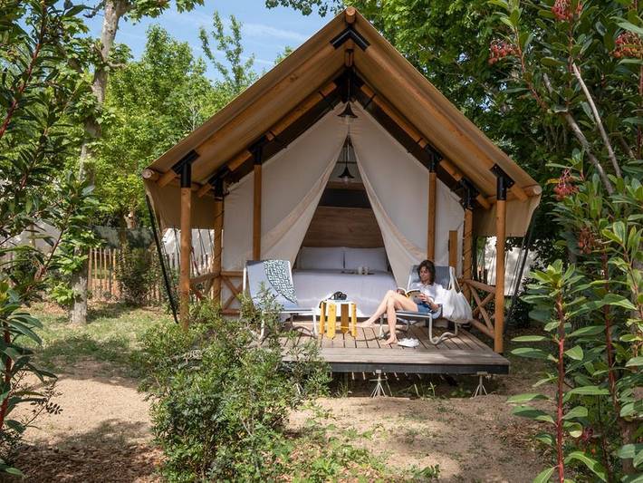 Wecamp Santa Cristina - Safarizelt 2 personen - Glamping Paar in Santa Cristina d'Aro, Costa Brava