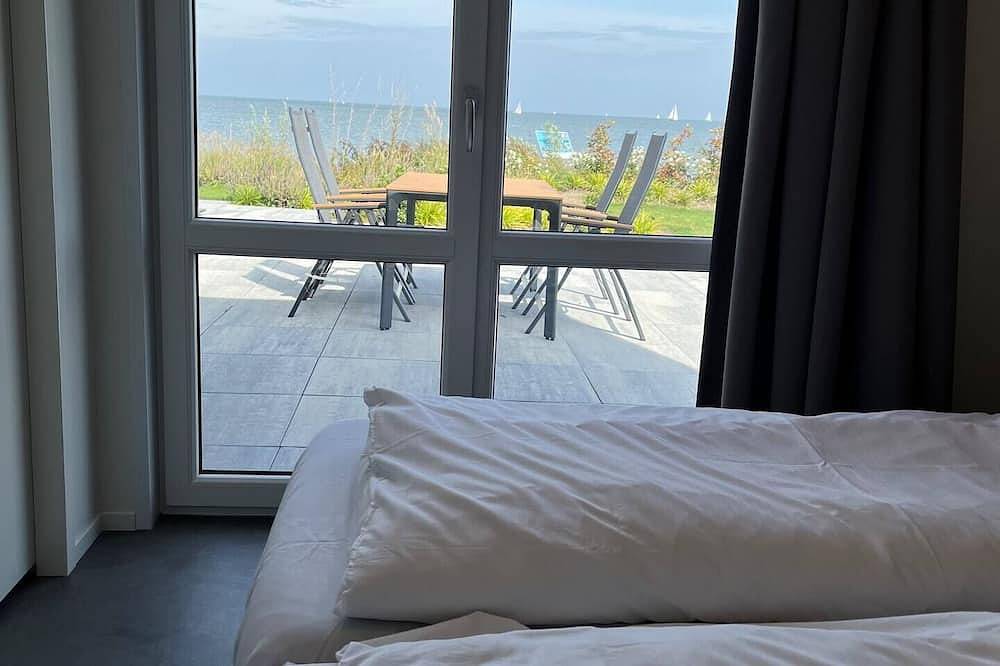 Erste Reihe - mit Zaun - Premium-Chalet Ijsselmeerstrand in Enkhuizen, Ijsselmeer
