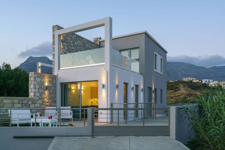 Ferienhaus für 5 Personen, mit Balkon und Balkon/Terrasse sowie Garten in Plakias
