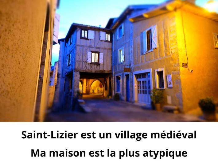 Location de vacances pour 2 personnes, avec terrasse ainsi que jardin et vue à Saint-Lizier - 2
