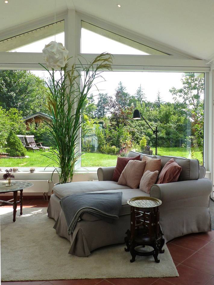 Ganze Wohnung, Ferienwohnung 'Antikhuus' mit privater Terrasse, privatem Garten und Wlan in Lütjenholm, Grünes Binnenland