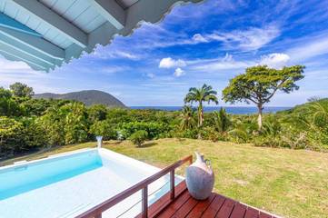 Cottage pour 4 personnes, avec vue et jardin dans Plage de Grande Anse